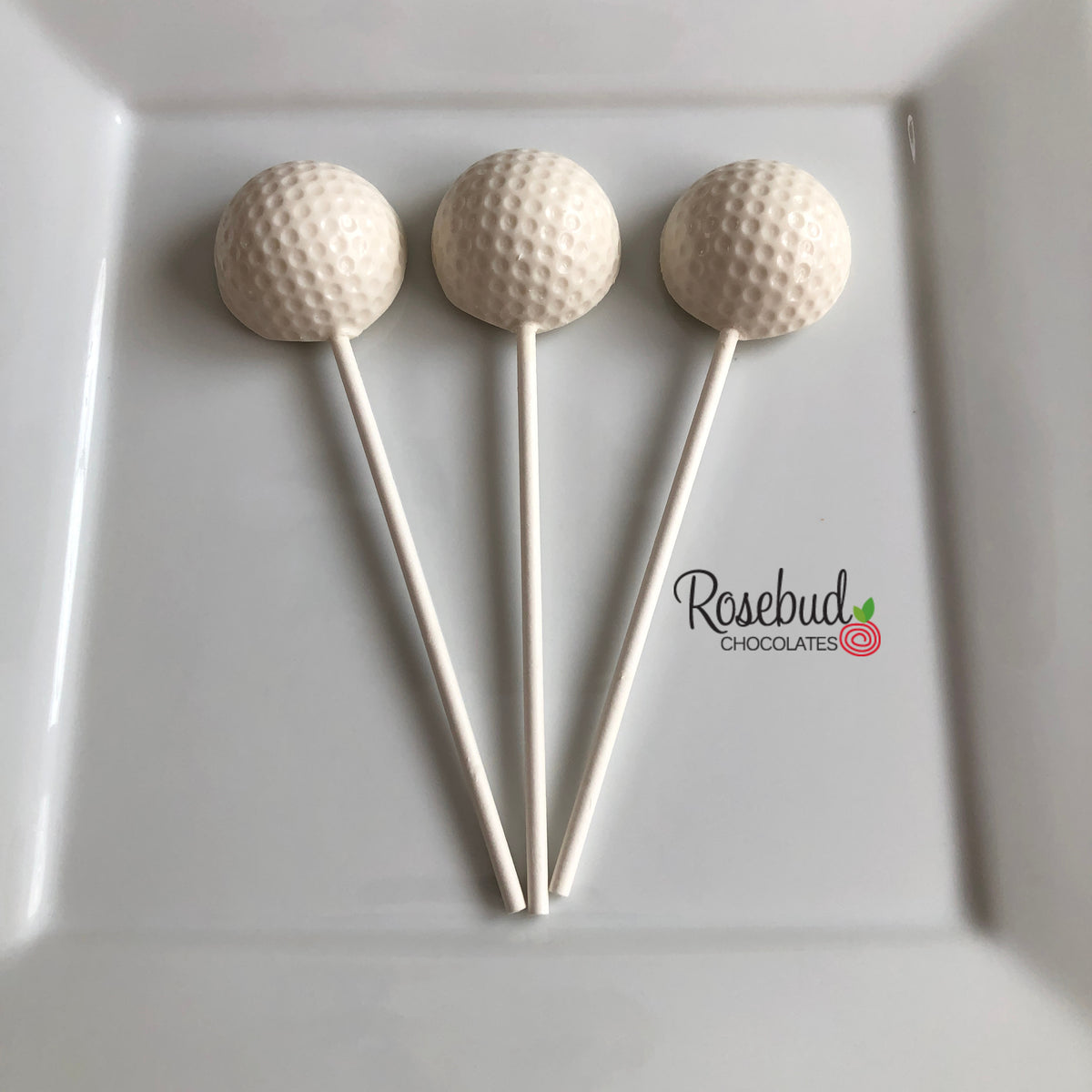 GOLF BALL Chocolate Lollipops15 Countchocolate Golf Ballfather's